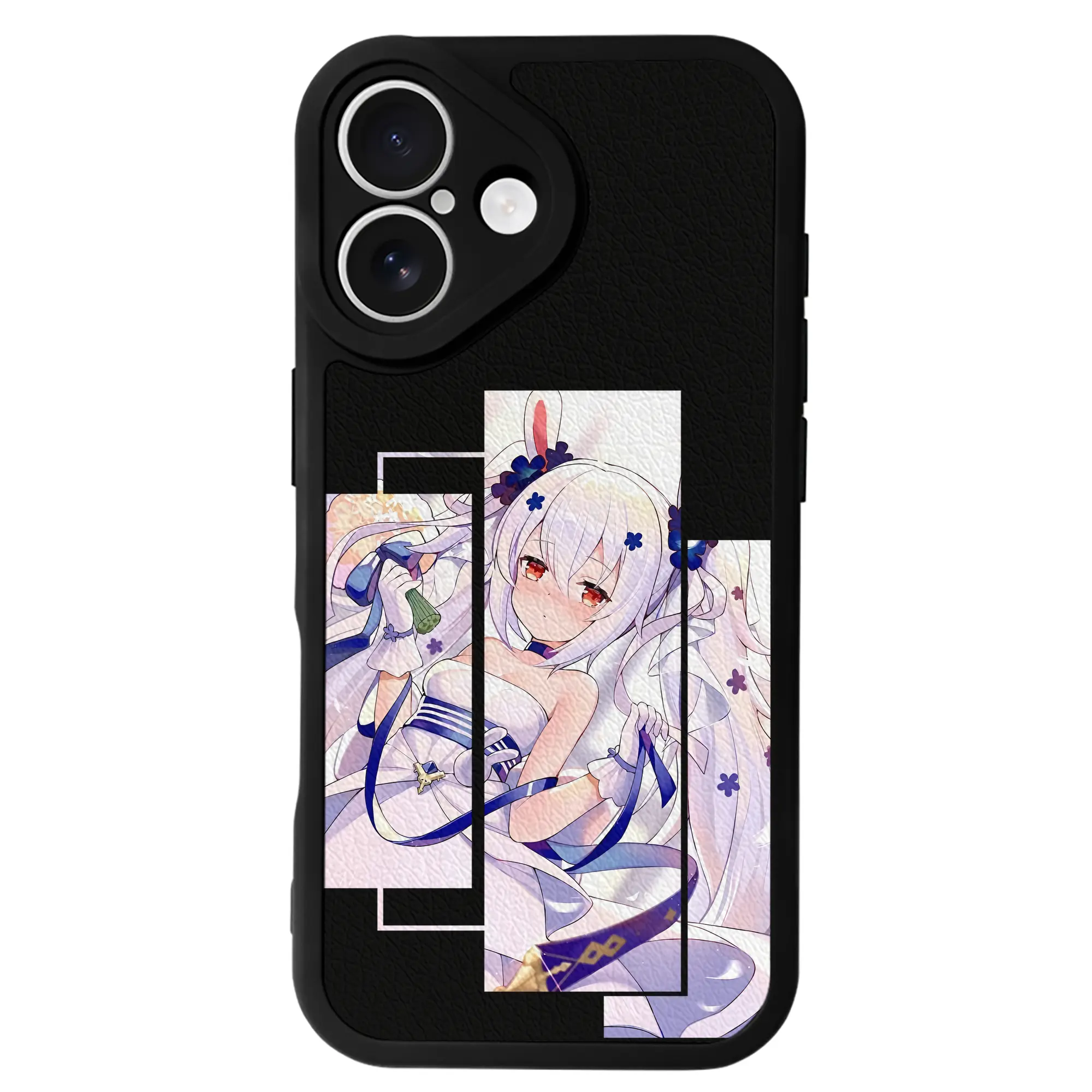 アズールレーン グッズ,ラフィー - IPhone 16シリーズ対応 ・ シリコンスマホケース ・ レザー調 ・ 高精度フィット ・ 耐衝撃 ・ ワイヤレス充電対応 ・ 精密カット